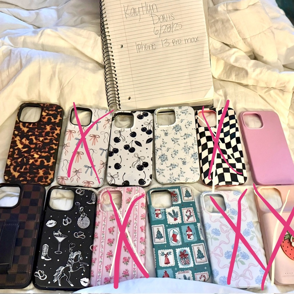 Velvet Caviar Brown and Pink iPhone Cases